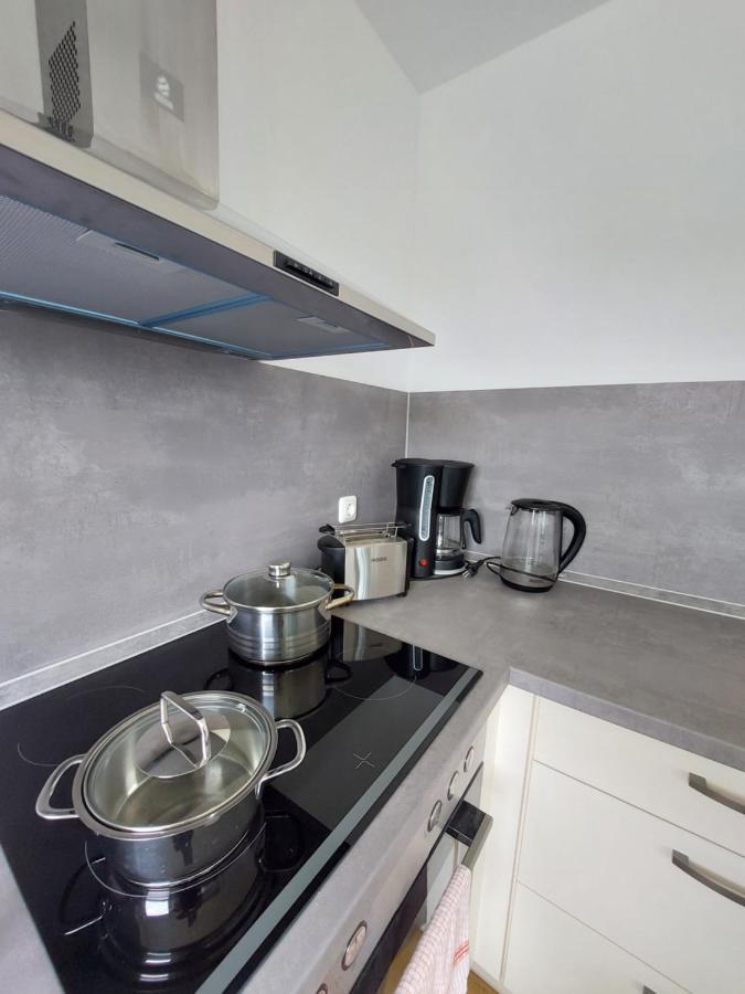 Moderne Wohnung Mit Vollausstattung In Ruhiger Lage, W-Lan Grossrohrsdorf Buitenkant foto