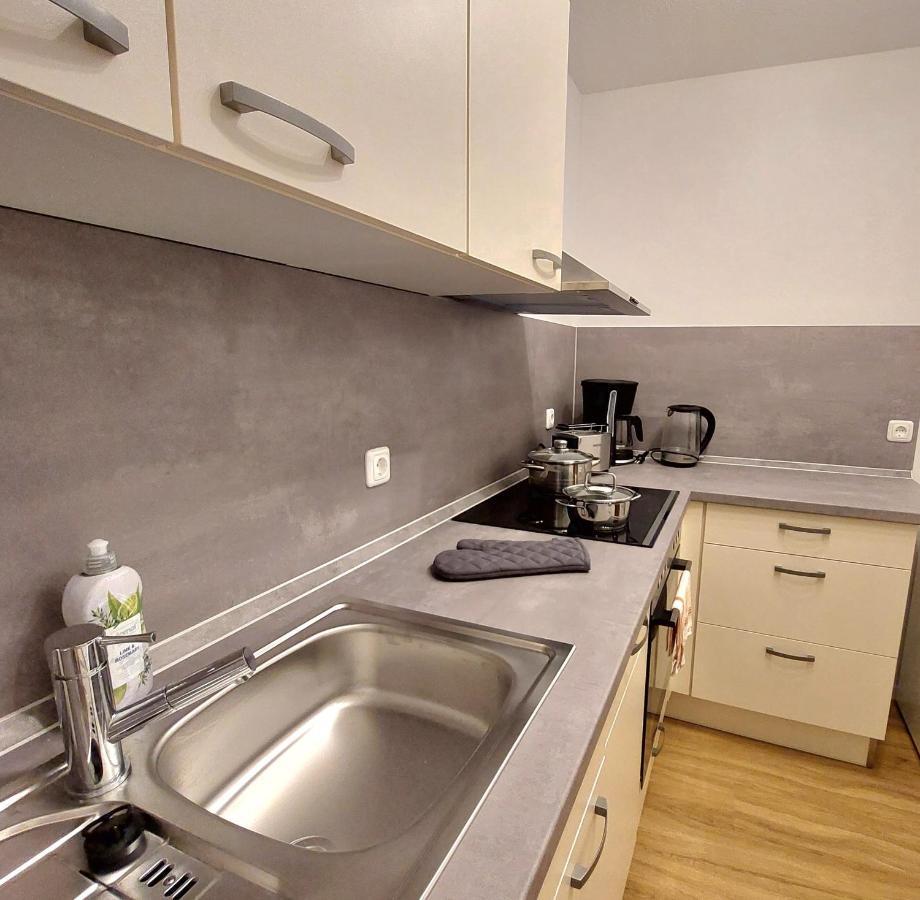 Moderne Wohnung Mit Vollausstattung In Ruhiger Lage, W-Lan Grossrohrsdorf Buitenkant foto